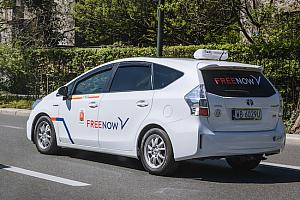Free Now car - photo Fotokon |